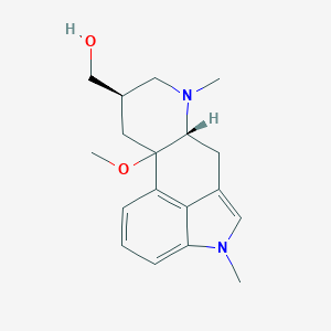 molecular formula C18H24N2O2 B047055 10-甲氧基-1,6-二甲基麦角林-8β-甲醇 CAS No. 35155-28-3