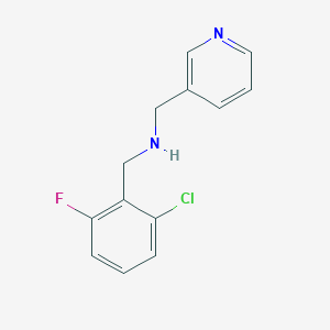 molecular formula C13H12ClFN2 B470654 (2-氯-6-氟-苄基)-吡啶-3-基甲基-胺 CAS No. 510723-52-1