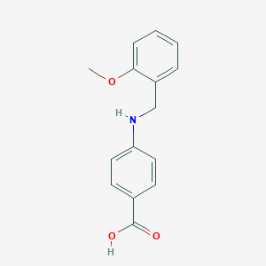 molecular formula C15H15NO3 B470774 4-[(2-Methoxyphenyl)methylamino]benzoic acid CAS No. 64260-97-5