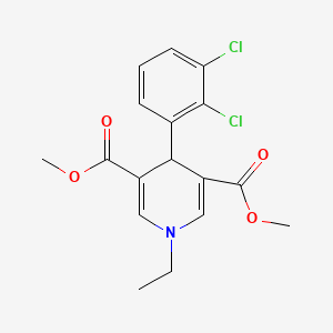 dimethyl 4-(2,3-dichlorophenyl)-1-ethyl-1,4-dihydro-3,5-pyridinedicarboxylate