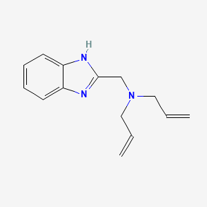 [(1H-1,3-BENZODIAZOL-2-YL)METHYL]BIS(PROP-2-EN-1-YL)AMINE