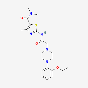 2-({[4-(2-ethoxyphenyl)-1-piperazinyl]acetyl}amino)-N,N,4-trimethyl-1,3-thiazole-5-carboxamide