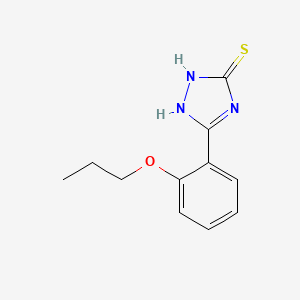 molecular formula C11H13N3OS B4708858 5-(2-propoxyphenyl)-4H-1,2,4-triazole-3-thiol 