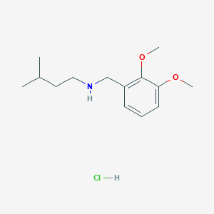 N-(2,3-dimethoxybenzyl)-3-methyl-1-butanamine hydrochloride