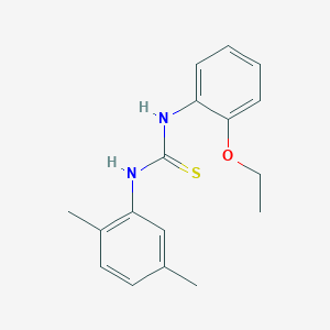 molecular formula C17H20N2OS B4708908 N-(2,5-dimethylphenyl)-N'-(2-ethoxyphenyl)thiourea 