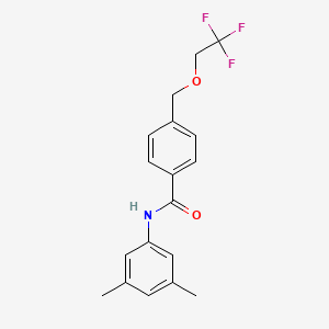 N~1~-(3,5-DIMETHYLPHENYL)-4-[(2,2,2-TRIFLUOROETHOXY)METHYL]BENZAMIDE