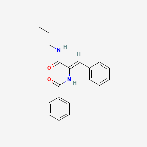 N-[(Z)-3-(butylamino)-3-oxo-1-phenylprop-1-en-2-yl]-4-methylbenzamide