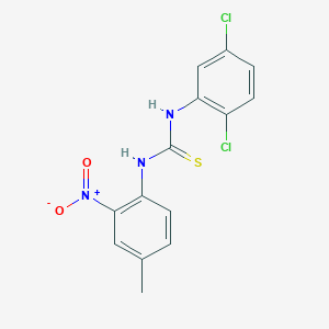 N-(2,5-dichlorophenyl)-N'-(4-methyl-2-nitrophenyl)thiourea