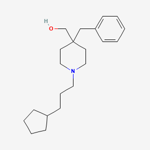 [4-benzyl-1-(3-cyclopentylpropyl)-4-piperidinyl]methanol