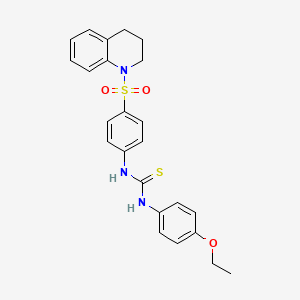 N-[4-(3,4-dihydro-1(2H)-quinolinylsulfonyl)phenyl]-N'-(4-ethoxyphenyl)thiourea