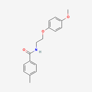 N-[2-(4-methoxyphenoxy)ethyl]-4-methylbenzamide