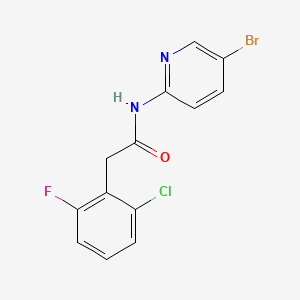 N-(5-bromopyridin-2-yl)-2-(2-chloro-6-fluorophenyl)acetamide