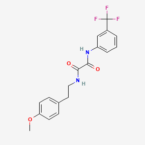 N-[2-(4-methoxyphenyl)ethyl]-N'-[3-(trifluoromethyl)phenyl]ethanediamide