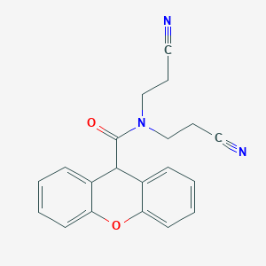 N,N-bis(2-cyanoethyl)-9H-xanthene-9-carboxamide