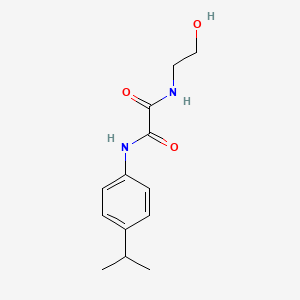 molecular formula C13H18N2O3 B4710110 N-(2-hydroxyethyl)-N'-(4-isopropylphenyl)ethanediamide CAS No. 5920-09-2