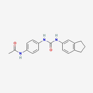 N-(4-{[(2,3-dihydro-1H-inden-5-ylamino)carbonyl]amino}phenyl)acetamide