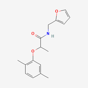 2-(2,5-dimethylphenoxy)-N-(2-furylmethyl)propanamide