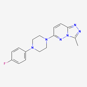 6-[4-(4-Fluorophenyl)piperazin-1-yl]-3-methyl[1,2,4]triazolo[4,3-b]pyridazine