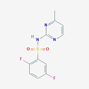 2,5-DIFLUORO-N~1~-(4-METHYL-2-PYRIMIDINYL)-1-BENZENESULFONAMIDE