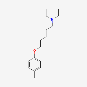 molecular formula C16H27NO B4710376 N,N-diethyl-5-(4-methylphenoxy)-1-pentanamine 