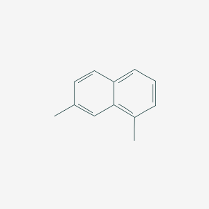 molecular formula C12H12 B047104 1,7-二甲基萘 CAS No. 575-37-1