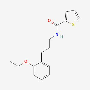 N-[3-(2-ethoxyphenyl)propyl]-2-thiophenecarboxamide