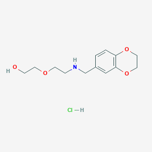 2-{2-[(2,3-dihydro-1,4-benzodioxin-6-ylmethyl)amino]ethoxy}ethanol hydrochloride