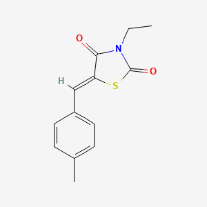 3-ethyl-5-(4-methylbenzylidene)-1,3-thiazolidine-2,4-dione