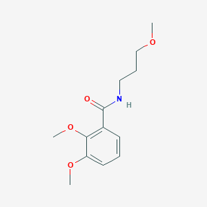 molecular formula C13H19NO4 B4710535 2,3-dimethoxy-N-(3-methoxypropyl)benzamide 