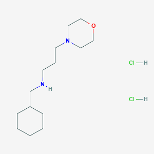 N-(cyclohexylmethyl)-3-morpholin-4-ylpropan-1-amine dihydrochloride