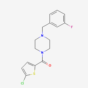 (5-CHLORO-2-THIENYL)[4-(3-FLUOROBENZYL)PIPERAZINO]METHANONE