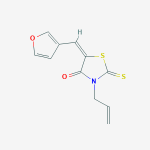 3-allyl-5-(3-furylmethylene)-2-thioxo-1,3-thiazolidin-4-one