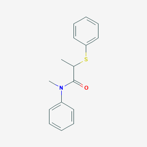 N-methyl-N-phenyl-2-(phenylthio)propanamide