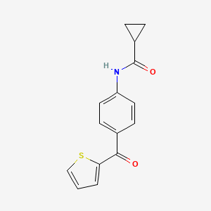 N-[4-(2-thienylcarbonyl)phenyl]cyclopropanecarboxamide