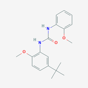 molecular formula C19H24N2O3 B4710892 N-(5-tert-butyl-2-methoxyphenyl)-N'-(2-methoxyphenyl)urea 