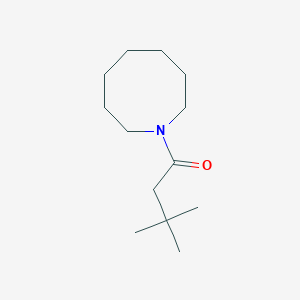 molecular formula C13H25NO B4710900 1-(3,3-dimethylbutanoyl)azocane 