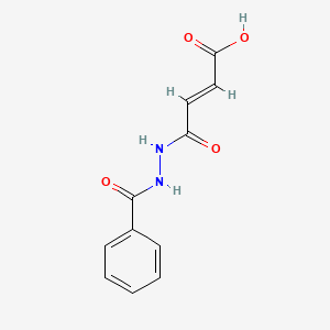 molecular formula C11H10N2O4 B4710917 (E)-4-(2-benzoylhydrazinyl)-4-oxobut-2-enoic acid 