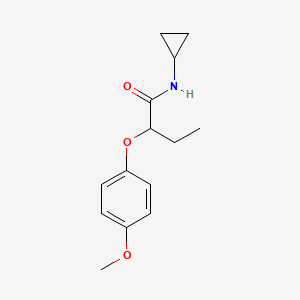 N-cyclopropyl-2-(4-methoxyphenoxy)butanamide