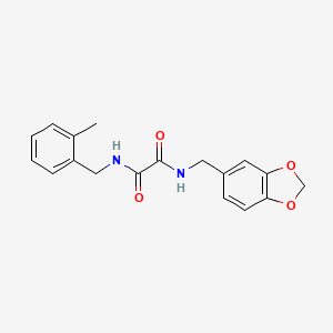 N-(1,3-benzodioxol-5-ylmethyl)-N'-(2-methylbenzyl)ethanediamide