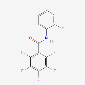 molecular formula C13H5F6NO B4711191 2,3,4,5,6-pentafluoro-N-(2-fluorophenyl)benzamide 