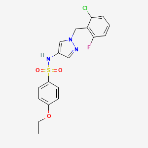 N-[1-(2-chloro-6-fluorobenzyl)-1H-pyrazol-4-yl]-4-ethoxybenzenesulfonamide