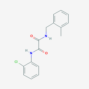 molecular formula C16H15ClN2O2 B4711354 N-(2-chlorophenyl)-N'-(2-methylbenzyl)ethanediamide 