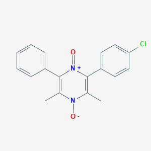 2-(4-chlorophenyl)-3,5-dimethyl-6-phenylpyrazine 1,4-dioxide