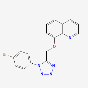 8-{[1-(4-bromophenyl)-1H-tetrazol-5-yl]methoxy}quinoline