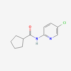 N-(5-chloro-2-pyridinyl)cyclopentanecarboxamide