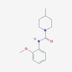 N-(2-methoxyphenyl)-4-methyl-1-piperidinecarboxamide