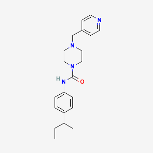 N-(4-sec-butylphenyl)-4-(4-pyridinylmethyl)-1-piperazinecarboxamide