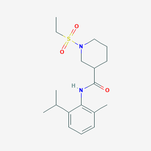 1-(ethylsulfonyl)-N-(2-isopropyl-6-methylphenyl)-3-piperidinecarboxamide