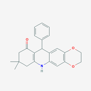 8,8-dimethyl-11-phenyl-2,3,7,8,9,11-hexahydro[1,4]dioxino[2,3-b]acridin-10(6H)-one