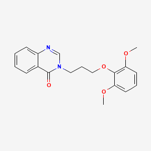 3-[3-(2,6-dimethoxyphenoxy)propyl]-4(3H)-quinazolinone